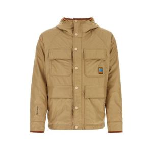 25 FW 몽클레어 그레노블 Rutor 루터 로고 패치 후드 자켓 베이지 1B0000154A3E