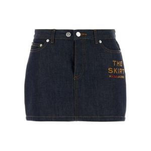 A.P.C. X Marc Jacobs 숏 스커트 COHKL F06466 Navy