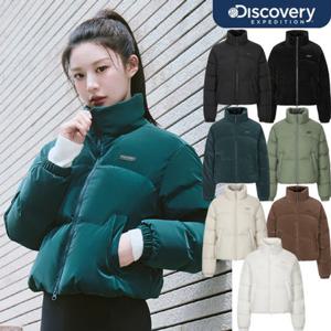 디스커버리 25FW 고윤정착용 신상 여성 헤이니 글로우 다운 숏패딩 숏다운/발수/방풍/경량성/그라핀/오버핏/슈퍼크롭 DWDJ9G056-TQN