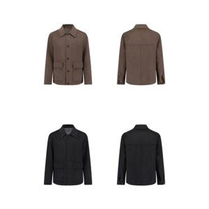 [ANDZ] 앤드지 25 FW 캐시미어 혼방 세미루즈핏핸드메이드 셔츠형 코트 2종 1택 (BHF4CG1204)