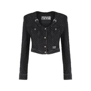 베르사체 진스 꾸뛰르   데님 자켓 SS25 78HAS45TDW060AG1909 6559944 black