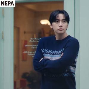 [네파] 남성 노르딕 패턴 니트 스웨터 티셔츠 7L75904
