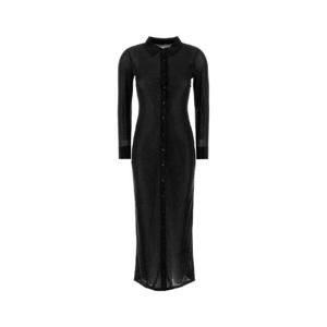 ALEXANDER WANG Embellished viscose shirt dress 1K4256066 001