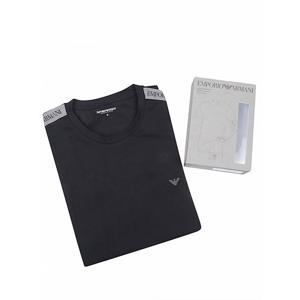 [EMPORIO ARMANI] 라프리마 남성 탑 블랙 EM000384 AF10779MC404 /11