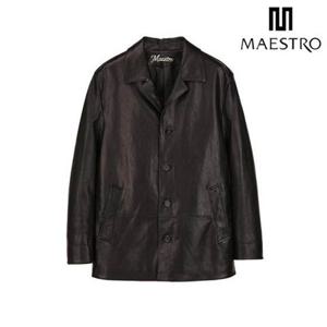 [마에스트로] [25FW]블랙 양가죽 베지터블 자켓형 점퍼 (MAJU5C702BK)