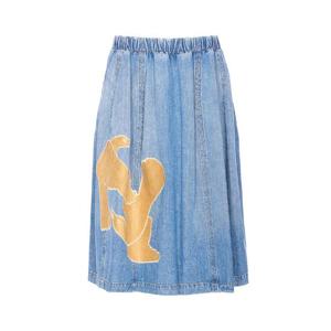 마르니   미디스커트 FW25 GOJD0666QSUSCY4400B96 6572005 Blue