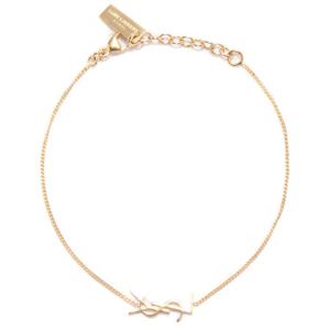 25 FW 생로랑 체인 YSL 카상드르 로고 팬던트 골드 브레이슬렛 팔찌 635533 Y1500 8030