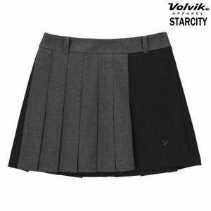 볼빅 여성 울 플리츠 큐롯 VLCUP901_BK_KDS