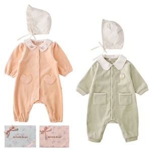 M밍크뮤D (쌍둥이선물)25FW 베베꽃잎 골벨로아SET우주복 (35C1360004A)