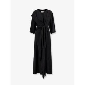 MM6 MAISON MARGIELA Long jersey dress with satin inserts S52CT0791