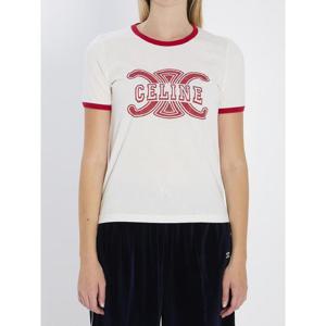 CELINE Triomphe 70s T shirt RX0CH671QGDJ2