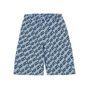 KENZO KIDS 로고 버뮤다 반바지 K61119BLUCIELO