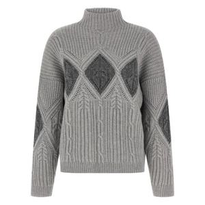 TWIN SET Lozenge intarsia sweater 252TT329013011