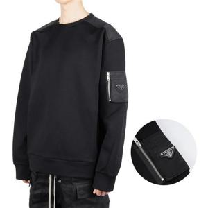 프라다 UJL03C 11JE F0806 삼각로고 포켓 맨투맨