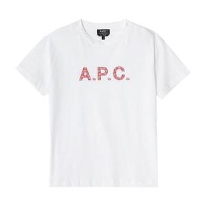 아페쎄 반팔 COEIO F26354 TAB BLANC/ROUGE 첼시 반다나 여성반팔티 당일발송