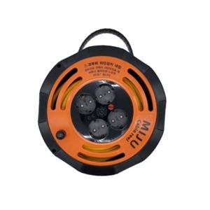 MJ 누진차단 케이블릴 연장선 4구 15M 과부하차단 MJM-CP-40B-15/AC250V 16A (1개)