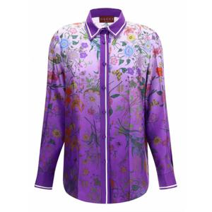 [GUCCI] 라프리마 여성 셔츠 835607 ZATGZ5097 LILAC/PURPLE/MC /10