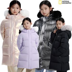 내셔널지오그래픽키즈 셀레네 롱 덕 다운 점퍼 K254GDW020