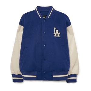 MLB 울 컬시브 소매배색 바시티자켓 LA다저스 A5 3AJPV0534 07RBS