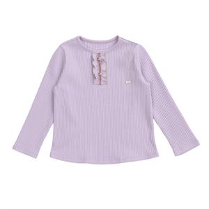 [티파니(정상)]보라 골지 TAPE장식 티(T24KCT020-BS)