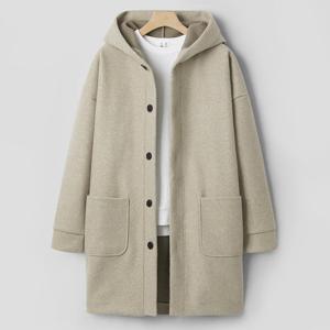 [엠엔씨]보카울 오버핏 롱후드코트 (MDCT014AD)