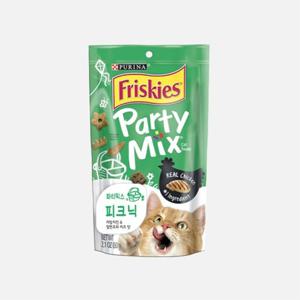 퓨리나 캣 프리스키 파티믹스 피크닉 60g 고양이 캔 고양이 간식