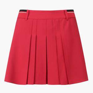 [먼싱웨어][40%OFF] 여성 경량 플리츠 스커트 레드(MP122LSK31)