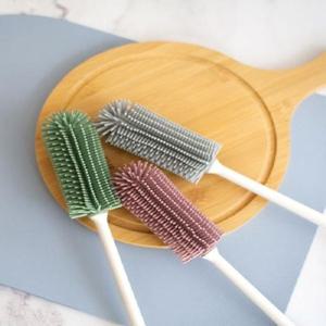 파스텔 실리콘 병 세척솔 3color