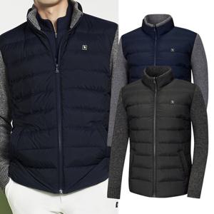 비티알 BTR 골프 남성 겨울 니트 덕다운 패딩 점퍼 고갱(남) BOW0553M