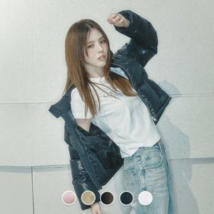[지오다노] 374920 한소희 다운 푸파 패딩 05374920