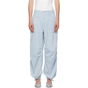 25 FW 랙앤본 여성 블루 사바나 슬랙스 242055F087016