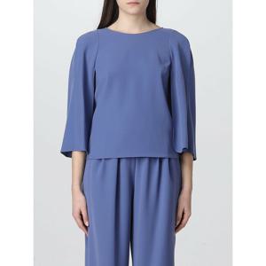 [EMPORIO ARMANI] 라프리마 여성 탑 블라우스 인 캐디 D4NK1D2NWAZ 901 Gnawed Blue /6