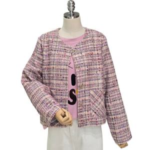 [포커스]라운드넥 트위드 자켓 (FS5A3JK3047)