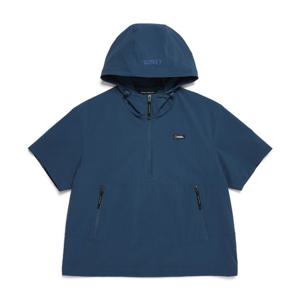 N252UFT941 아델리 경량 우븐 반팔 아노락 TURQUOISE