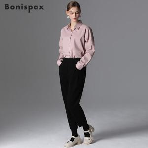 [보니스팍스][보니스팍스(Bonispax)] 주머니 밑단 턱 배기 팬츠