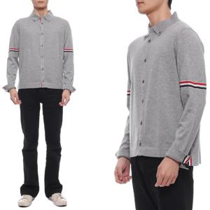 [톰브라운] 24FW 남성 암밴드 울 셔츠 가디건 (MKL005A Y1002 055 24F)