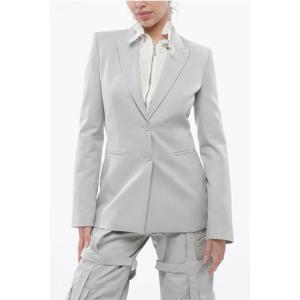 오프화이트 수트 자켓 OWEF061S24FAB0014040 Gray