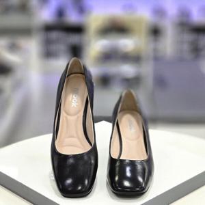 [무크]여성 베이직 미들힐 펌프스 구두 6CM 516S522101