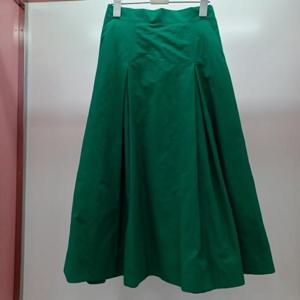Destijl HC06 국내생산 허리반밴딩 옆지퍼 양주름A라인 플레어 플리츠 바스락스커트 D2523sk09G