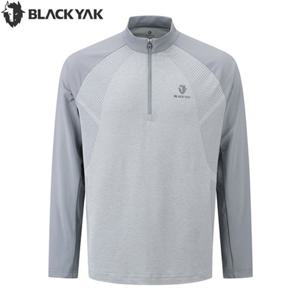 블랙야크 남성 여름 등산 긴팔티셔츠 카이버 집업 긴팔티 1BYZTSU003MG