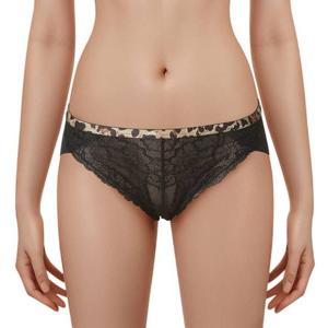 레오파드 포인트 레이스 햄팬티EEWBP224BK