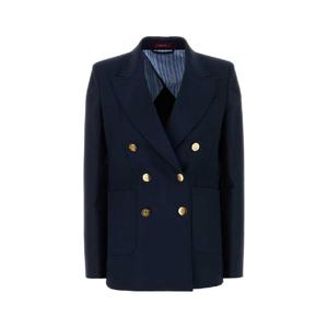 GUCCI Blue cotton blazer 818203Z7AJZ 4264
