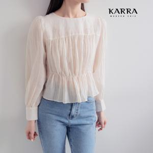 [카라]KARRA 밴드셔링라이트블라우스_KB3SBL104Q