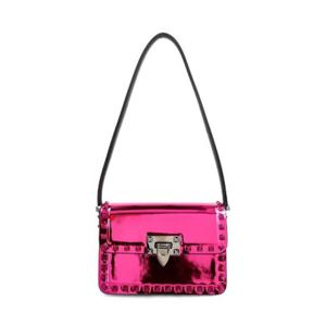 Valentino Garavani 락스터드 폴드오버 탑 숄더백 3W2B0M42WTZ 39E TP942154133
