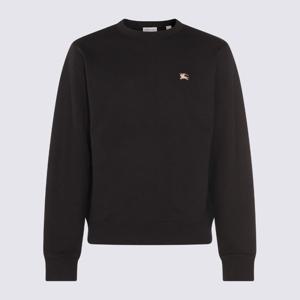 버버리 블랙 크루넥 롱 슬리브 맨투맨 8111026 A1189