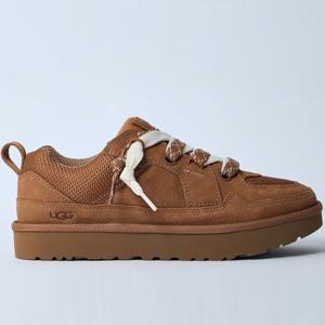 25 FW 어그 Lowmel 로우멜 더블 레이스업 스웨이드 스니커즈 카멜 1168890 CHE