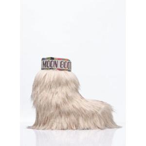 25 FW Moon Boot 여성 아이콘 예티 미드 부츠 mnb0260001bei