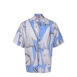 MSGM 그래픽 프린트 반팔 셔츠 3840ME1225705 084 TP934667101