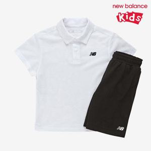 [뉴발란스] 키즈 피케 반팔 셋업 NK9YF2106U-10 반팔티
