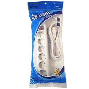 코텍 광명 멀티탭 6구2호1.5m E-652